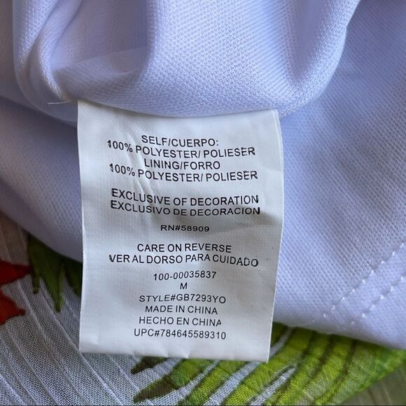 GB Tropical Print Sheer Crisscross Back Maxi Dress - Picture 13 of 14